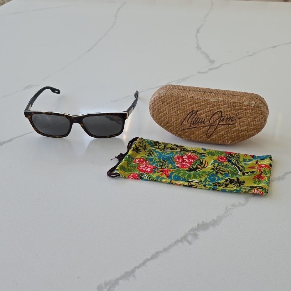 Maui Jim Eh Brah - Havana Rectangle Sunglasses - Polarized Lenses
